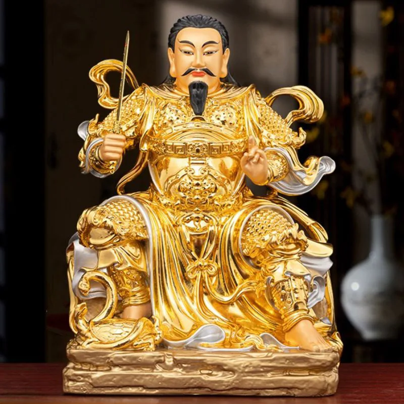 Dieu taoïste en laiton Empereur Zhenwu Xuan Tian Shang Di