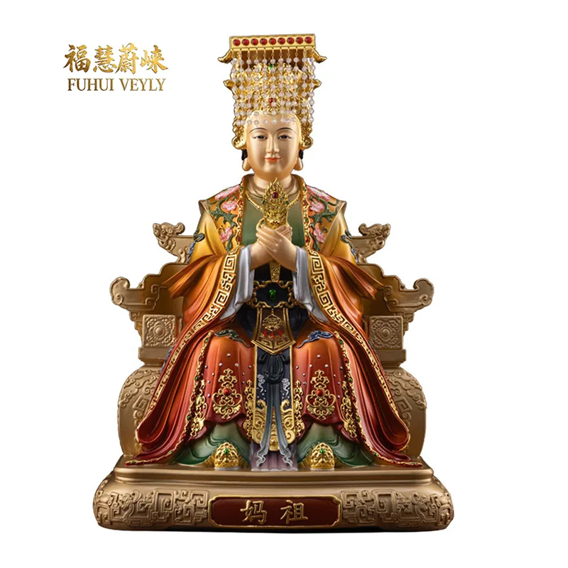 Statue Mazu en bronze pour temple et maison