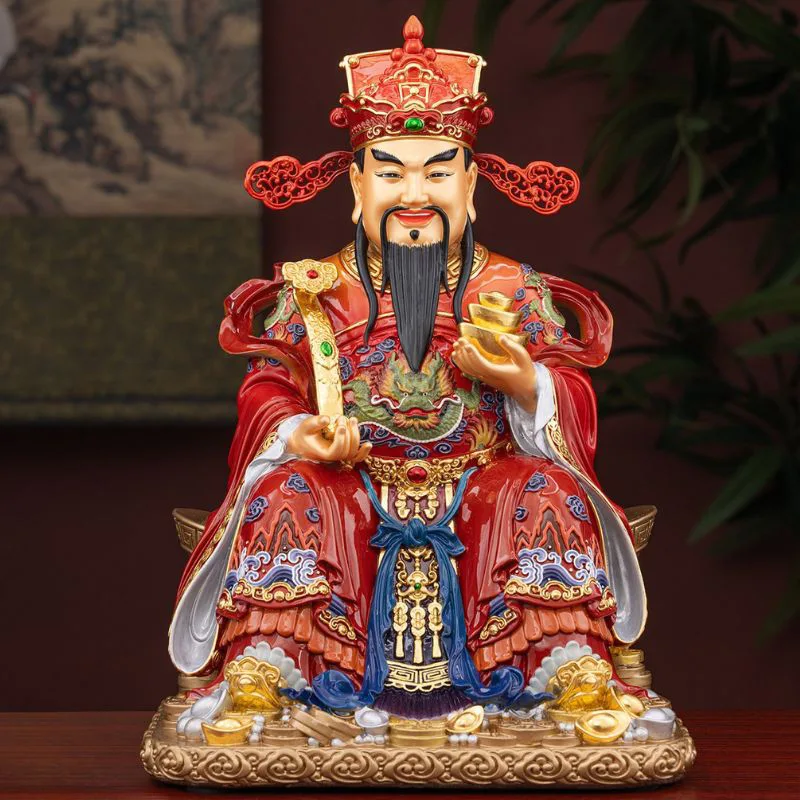 Ruyi Lingot Assis Bi Gan Laiton Dieu de la Richesse