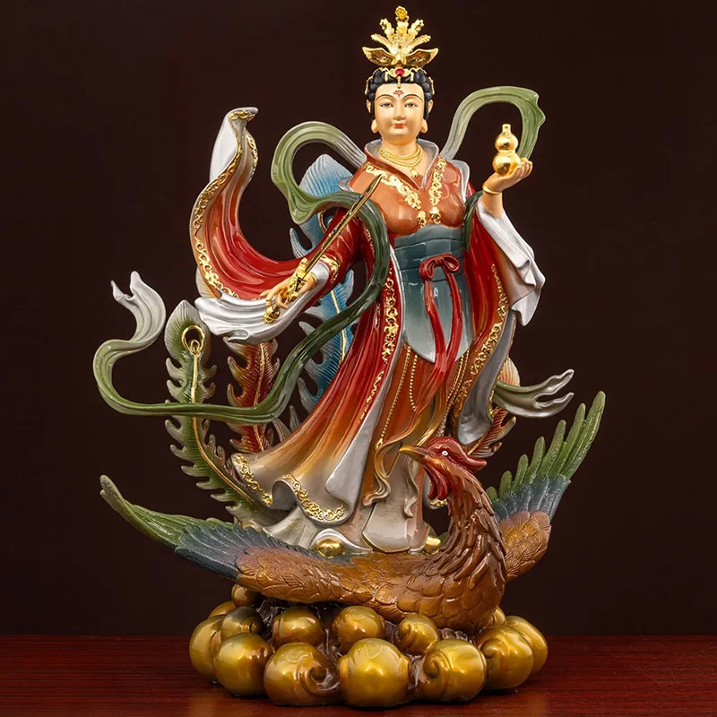 Autel sacré Phoenix Épée Gourde Jiutian Xuannv Statue