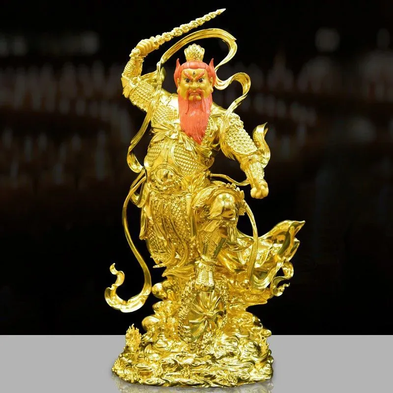 Statue de Wang Lingguan en laiton